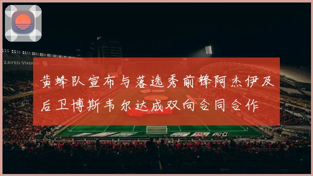 黄蜂队宣布与落选秀前锋阿杰伊及后卫博斯韦尔达成双向合同合作